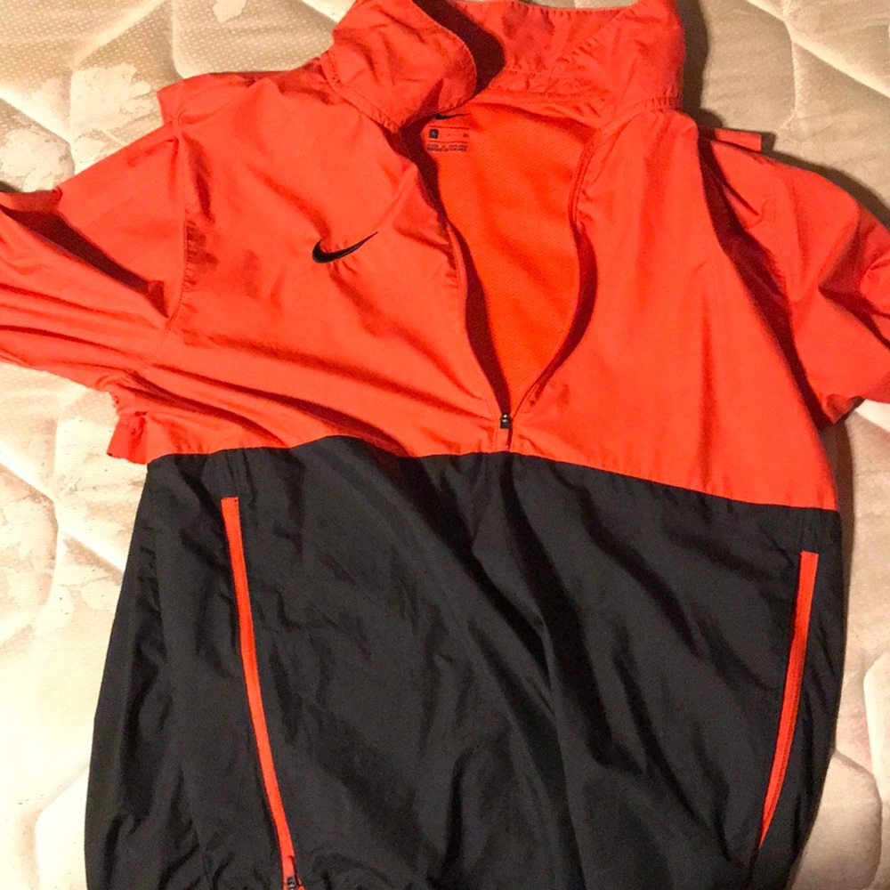 Nike Grey/Orange Hoodie